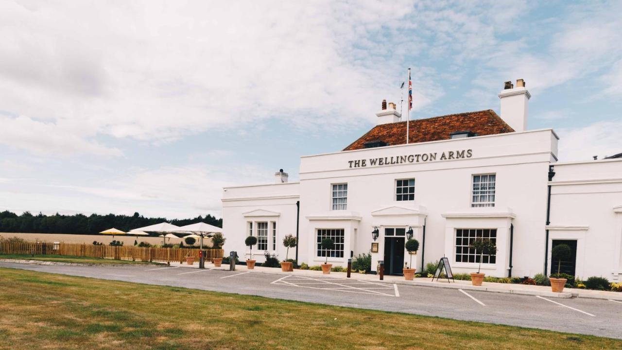 The Wellington Arms - Basingstoke-Reading Hotell Heckfield Exteriör bild